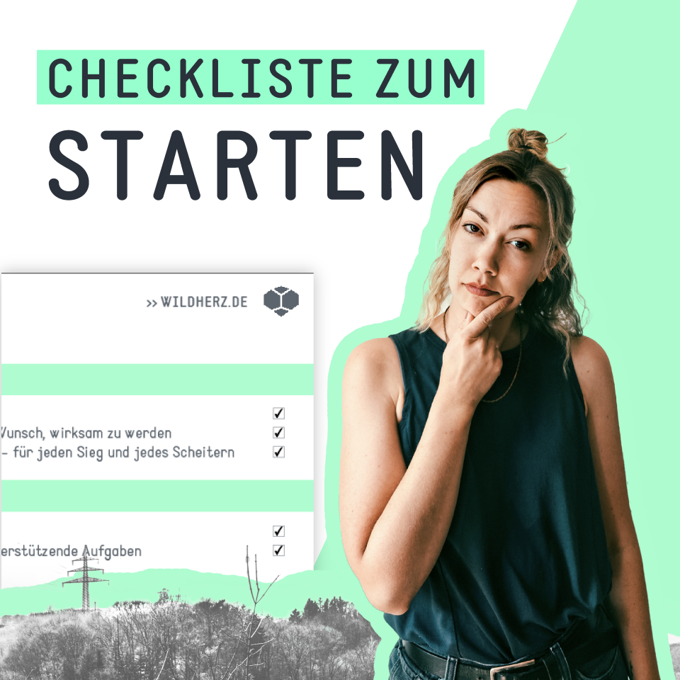 Checkliste zum Starten